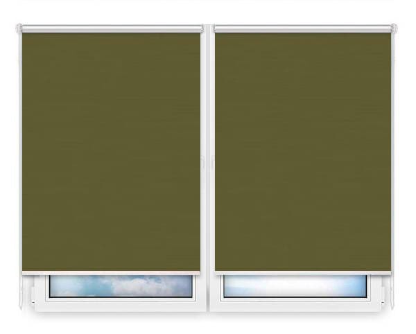 Рулонные шторы Мини Лусто-темно-зеленый цена. Купить в «Мастерская Жалюзи»