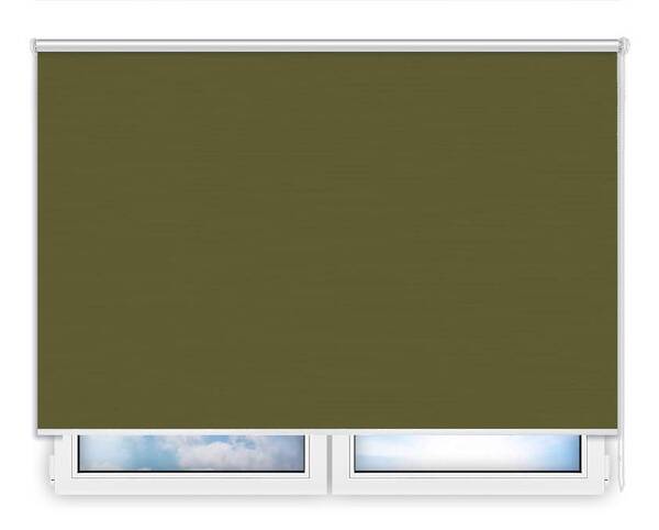 Стандартные рулонные шторы Лусто-темно-зеленый цена. Купить в «Мастерская Жалюзи»