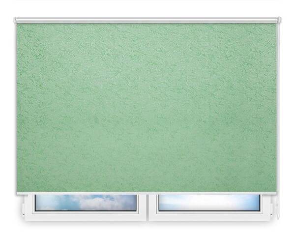 Стандартные рулонные шторы Шелк-светло-зеленый цена. Купить в «Мастерская Жалюзи»