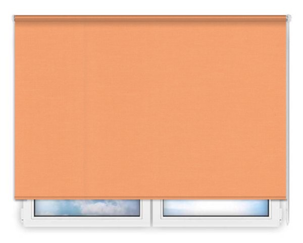 Стандартные рулонные шторы Карина-абрикос цена. Купить в «Мастерская Жалюзи»
