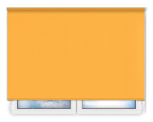 Стандартные рулонные шторы Карина-желтый цена. Купить в «Мастерская Жалюзи»