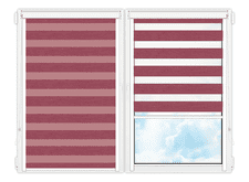 Рулонные кассетные шторы День Ночь Бергамо-216 цена. Купить в «Мастерская Жалюзи»