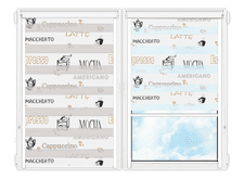 Рулонные кассетные шторы День Ночь Кремона-031 цена. Купить в «Мастерская Жалюзи»