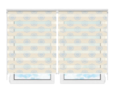 Рулонные шторы мини День Ночь Камино-387 цена. Купить в «Мастерская Жалюзи»