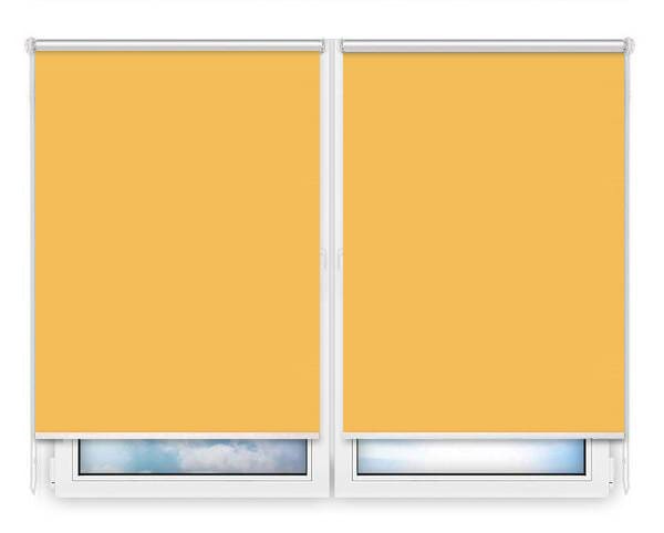Рулонные шторы Мини Аргентум-желтый цена. Купить в «Мастерская Жалюзи»