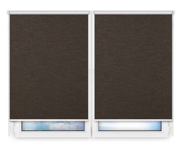 Рулонные шторы Мини Аруба-темно-коричневый цена. Купить в «Мастерская Жалюзи»