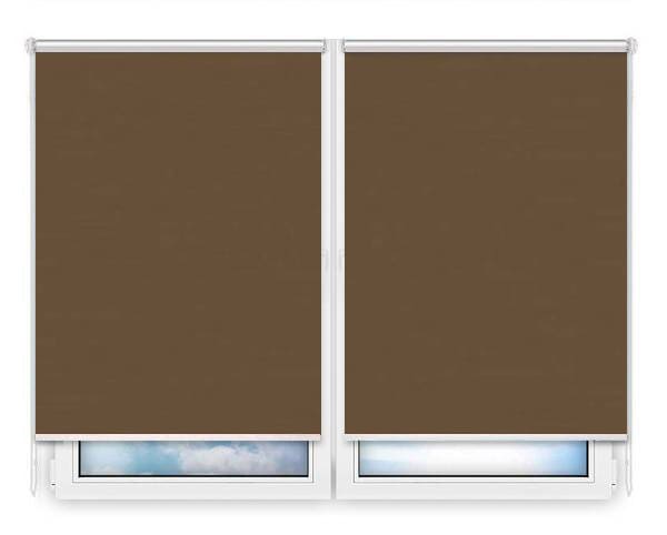 Рулонные шторы Мини Лусто-коричневый цена. Купить в «Мастерская Жалюзи»