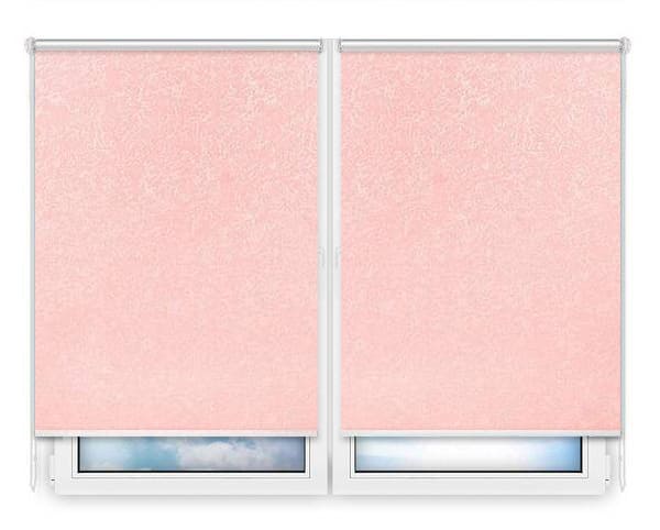 Рулонные шторы Мини Шелк-розовый цена. Купить в «Мастерская Жалюзи»