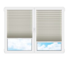 Плиссе (шторы, жалюзи) корона коричневый цена. Купить в «Мастерская Жалюзи»