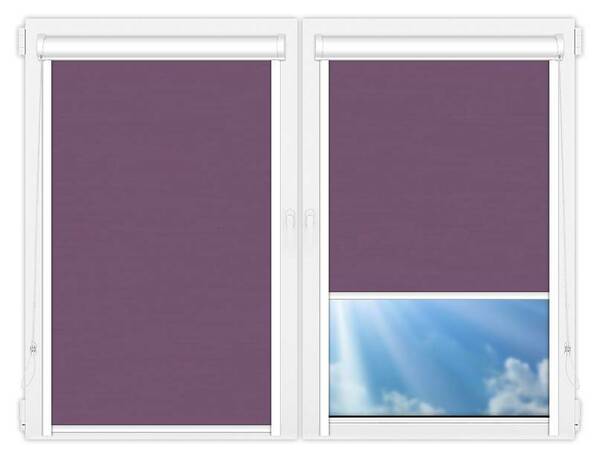 Рулонные шторы UNI Лусто-фиолетовый цена. Купить в «Мастерская Жалюзи»