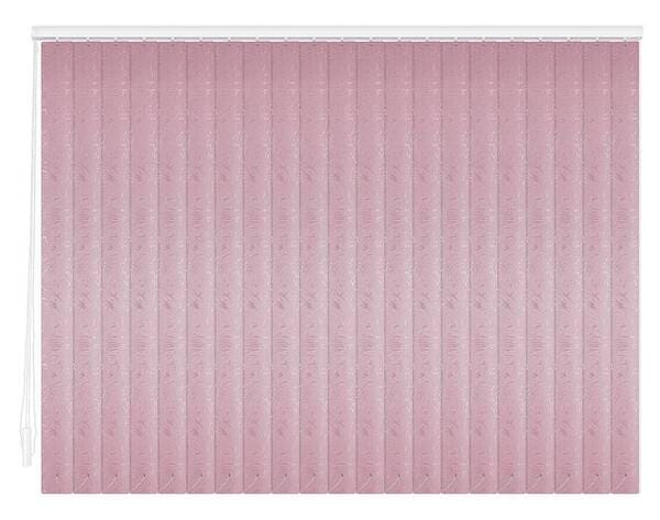 Пластиковые вертикальные жалюзи Одесса-темно-розовый цена. Купить в «Мастерская Жалюзи»