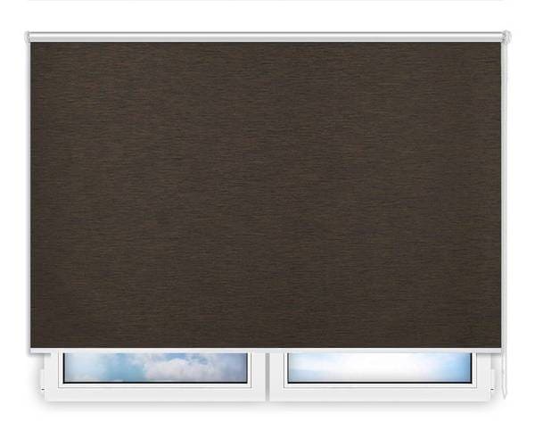 Стандартные рулонные шторы Аруба-темно-коричневый цена. Купить в «Мастерская Жалюзи»