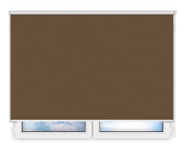 Стандартные рулонные шторы Лусто-коричневый цена. Купить в «Мастерская Жалюзи»