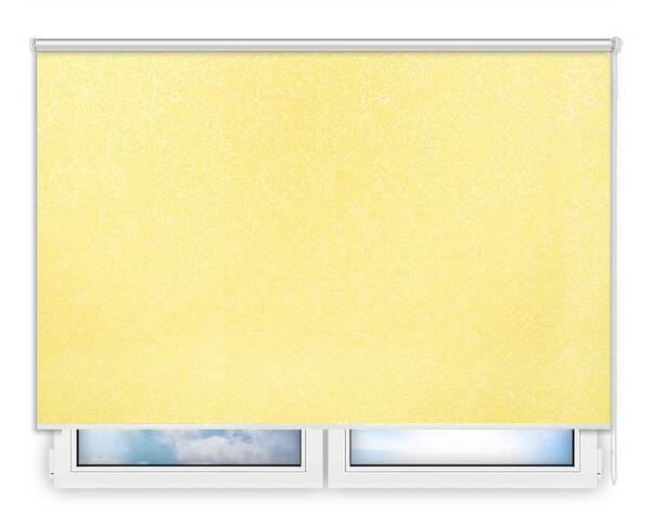 Стандартные рулонные шторы Шелк-желтый цена. Купить в «Мастерская Жалюзи»