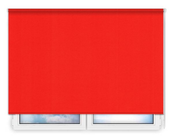 Стандартные рулонные шторы Карина-блэкаут-красный цена. Купить в «Мастерская Жалюзи»