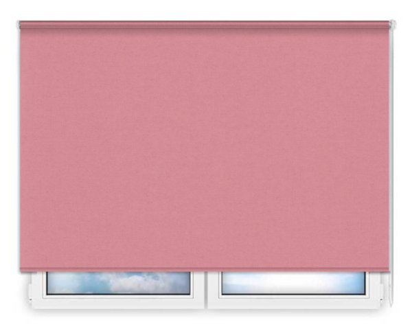 Стандартные рулонные шторы Карина-блэкаут-розовый цена. Купить в «Мастерская Жалюзи»