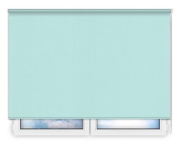 Стандартные рулонные шторы Карина-голубой цена. Купить в «Мастерская Жалюзи»
