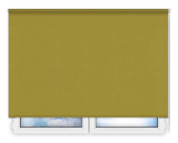 Стандартные рулонные шторы Карина-зеленый цена. Купить в «Мастерская Жалюзи»