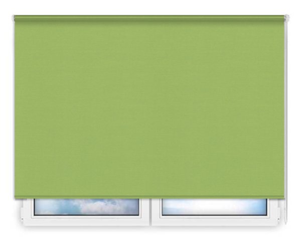 Стандартные рулонные шторы Карина-светло-зеленый цена. Купить в «Мастерская Жалюзи»