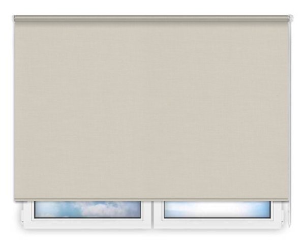 Стандартные рулонные шторы Карина-светло-серый цена. Купить в «Мастерская Жалюзи»