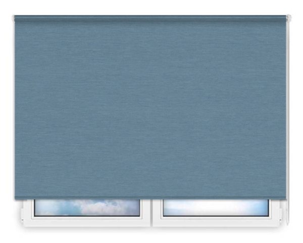 Стандартные рулонные шторы Лусто-светло-синий цена. Купить в «Мастерская Жалюзи»