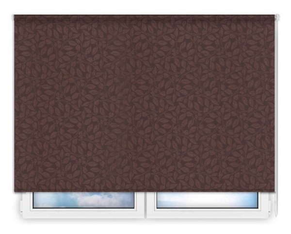 Стандартные рулонные шторы Лэйси-коричневый цена. Купить в «Мастерская Жалюзи»