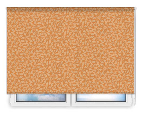 Стандартные рулонные шторы Лэйси-оранжевый цена. Купить в «Мастерская Жалюзи»