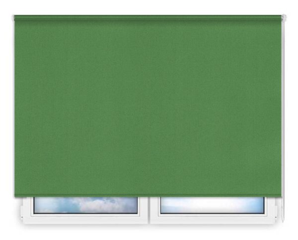 Стандартные рулонные шторы Металлик-темно-зеленый цена. Купить в «Мастерская Жалюзи»