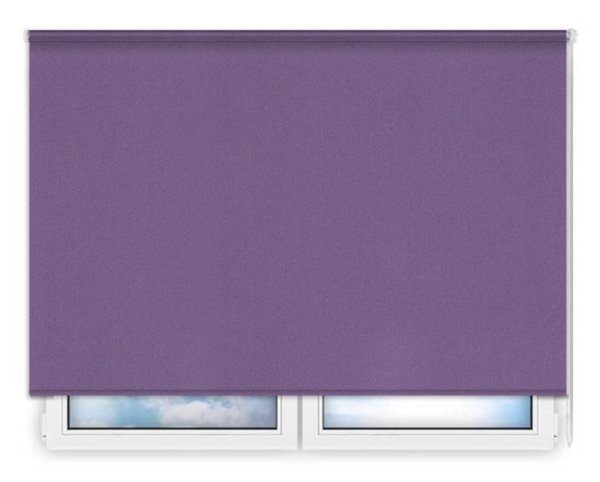 Стандартные рулонные шторы Металлик-фиолетовый цена. Купить в «Мастерская Жалюзи»