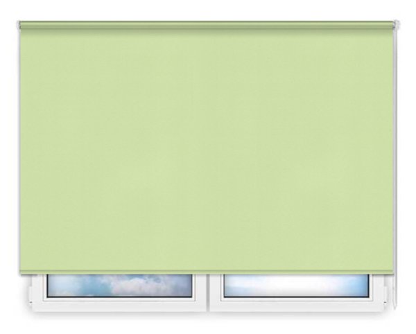 Стандартные рулонные шторы Респект-БО-зеленый цена. Купить в «Мастерская Жалюзи»