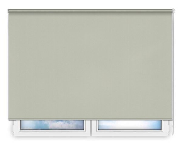 Стандартные рулонные шторы Респект-БО-светло-серый цена. Купить в «Мастерская Жалюзи»