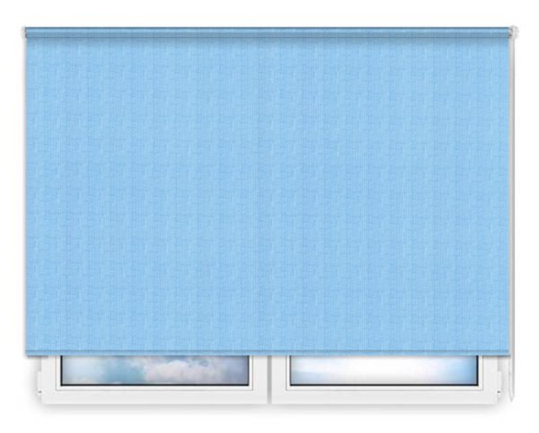 Стандартные рулонные шторы Тэффи-голубой цена. Купить в «Мастерская Жалюзи»