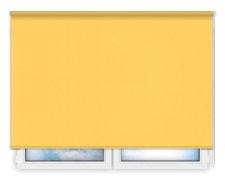 Стандартные рулонные шторы Мадагаскар-желтый цена. Купить в «Мастерская Жалюзи»