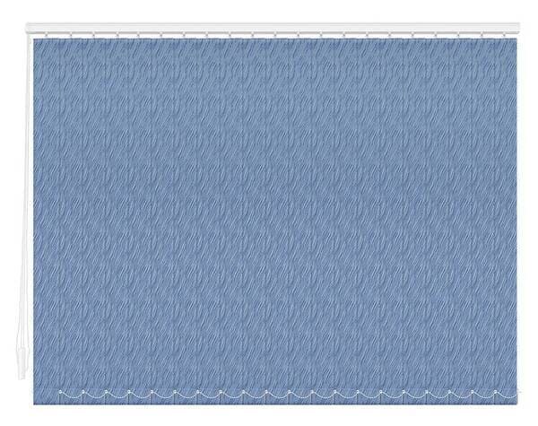 Тканевые вертикальные жалюзи Офелия-синий цена. Купить в «Мастерская Жалюзи»