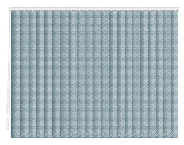 Тканевые вертикальные жалюзи Клио-голубой цена. Купить в «Мастерская Жалюзи»