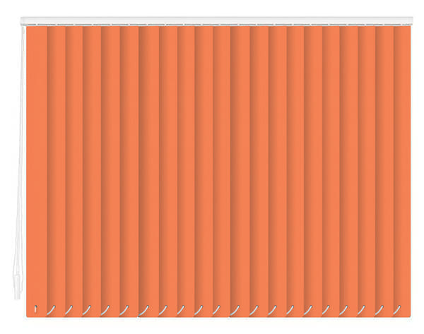 Тканевые вертикальные жалюзи Лайн-оранжевый цена. Купить в «Мастерская Жалюзи»