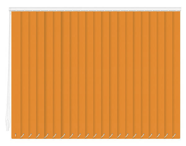 Тканевые вертикальные жалюзи Мадагаскар-оранжевый цена. Купить в «Мастерская Жалюзи»