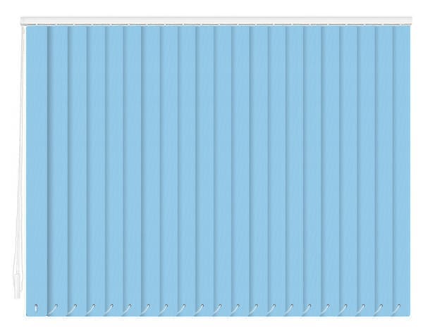 Тканевые вертикальные жалюзи Рейн-голубой цена. Купить в «Мастерская Жалюзи»