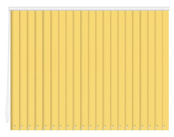 Тканевые вертикальные жалюзи Рейн-светло-жёлтый цена. Купить в «Мастерская Жалюзи»