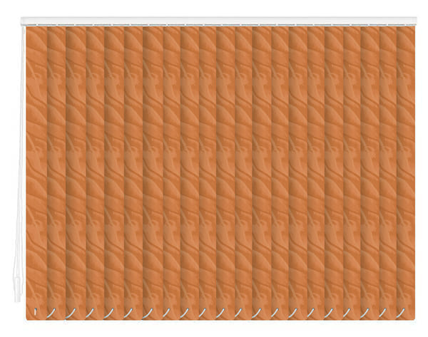 Тканевые вертикальные жалюзи Сандра-оранжевая цена. Купить в «Мастерская Жалюзи»