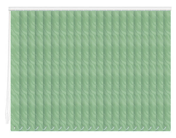 Тканевые вертикальные жалюзи Сандра-светло-зелёный цена. Купить в «Мастерская Жалюзи»