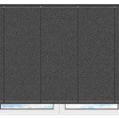 Алюминиевые горизонтальные жалюзи черные №7004 цена. Купить в «Мастерская Жалюзи»