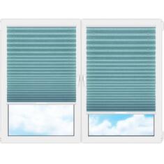 Плиссе (шторы, жалюзи) краш перл мятный