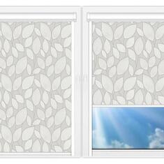 Кассетные рулонные шторы UNI Ницца серебро